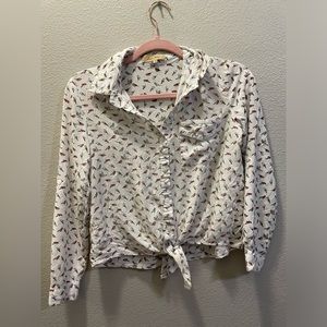 Long sleeve blouse